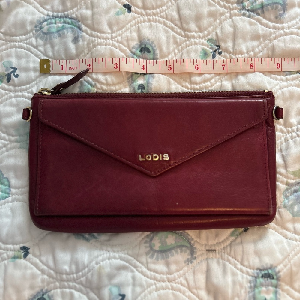 Lodis Women's Deep Red Clutch